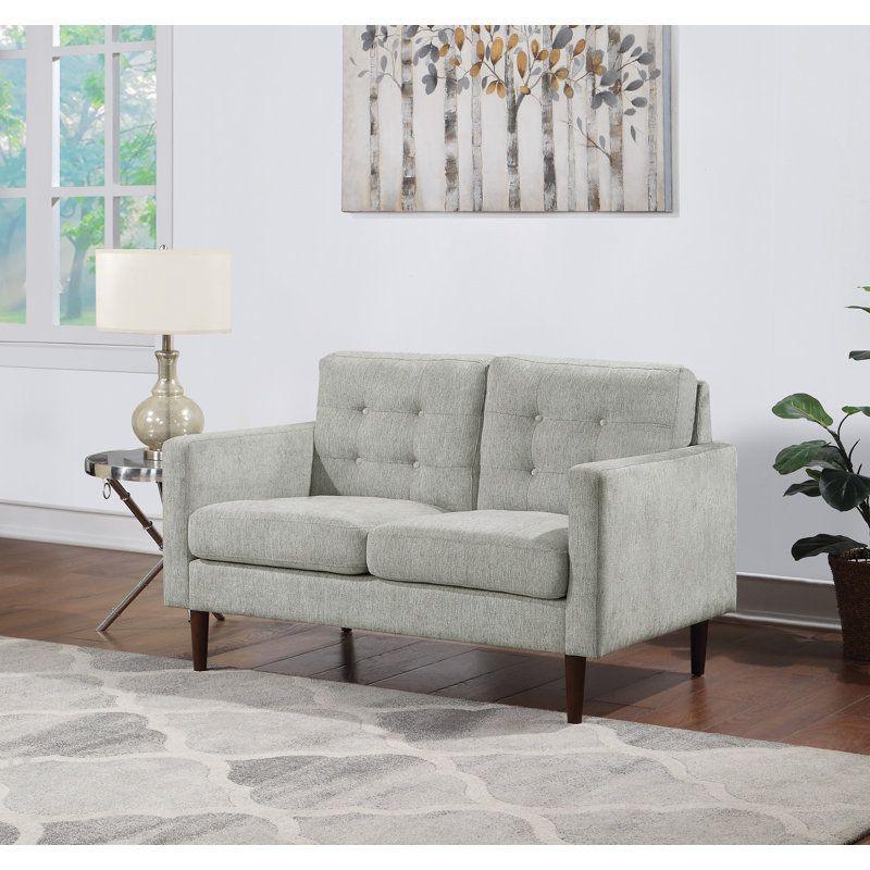 Modern Sturdy Linen 2 Seater Sofa - 180x85x85 cm - By Alhome - ALHOME