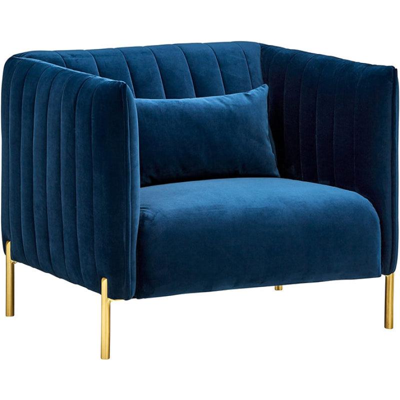 Velvet Accent Chair By Alhome - ALHOME