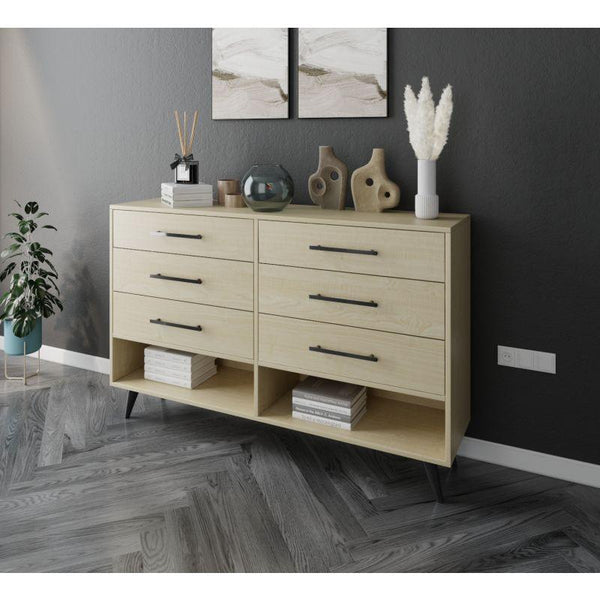 Console Unit with Drawers - White By Alhome - ALHOME