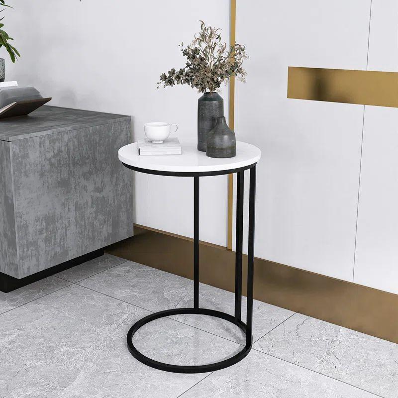 Marble Side Table for Timeless Charm By Alhome - ALHOME