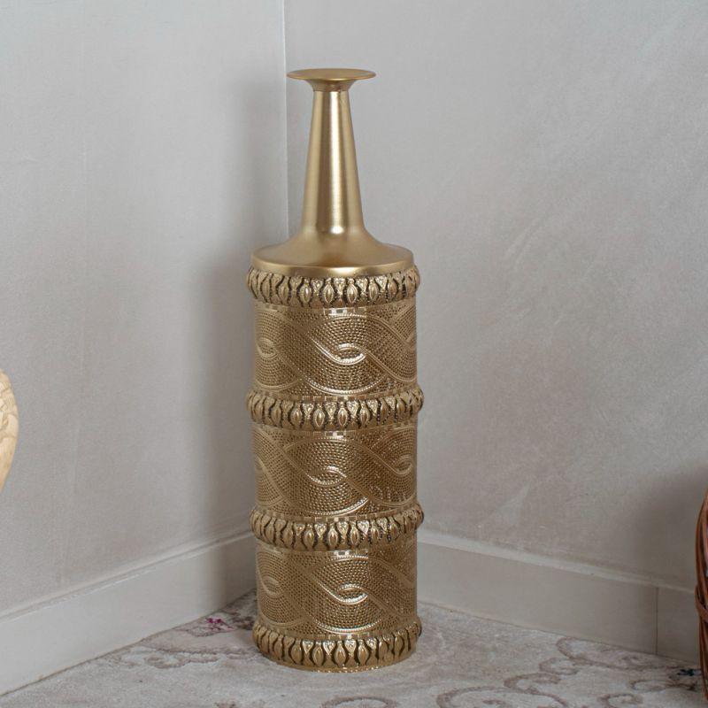 Metal Decoration Vase - Gold By Alhome - ALHOME