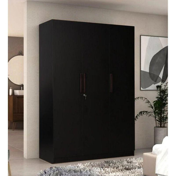 Black Wardrobe Modern Chic with Spacious Storage by Alhome - ALHOME