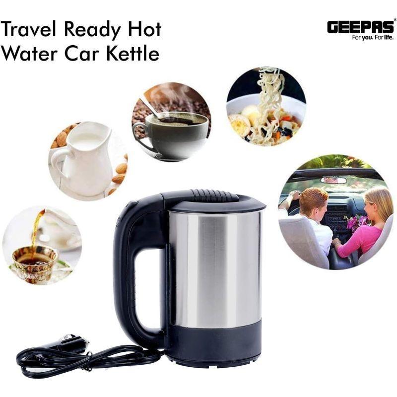 Geepas Car Electric Kettle 0.5 L 150 W - GK38041 - .com - Your Destination for Baby & Mother Needs in Saudi Arabia