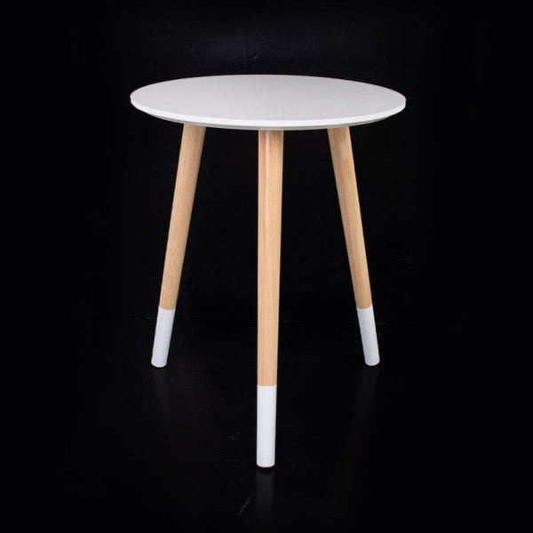 Wooden Service Table With White Top By Alhome - ALHOME