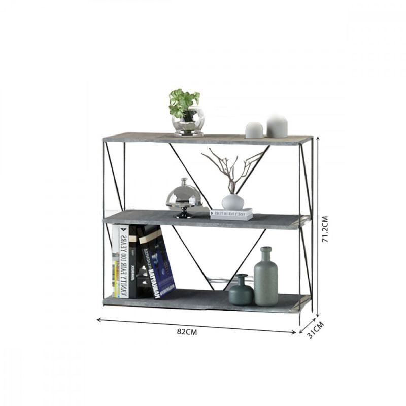 Multi-Use Shelving Unit From Malaysian Wood - 3 Layers - By Baity - ALHOME