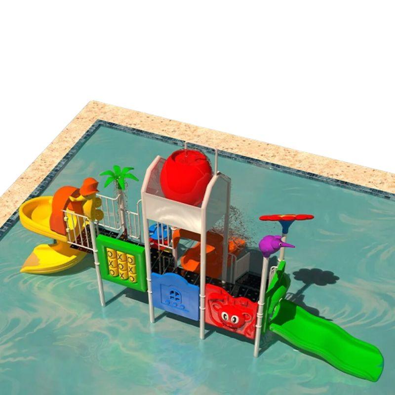 Water Games Set: Roller Coaster Slide And Three Small Slides by Alhome - ALHOME