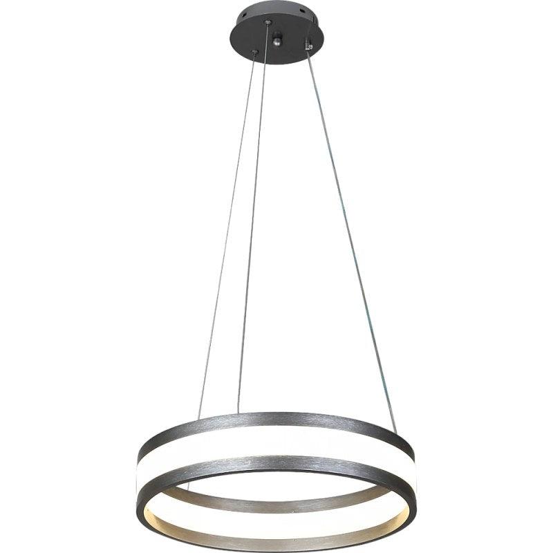 Modern Grey Chandelier With 3 Lights - 30 W By Alhome - ALHOME