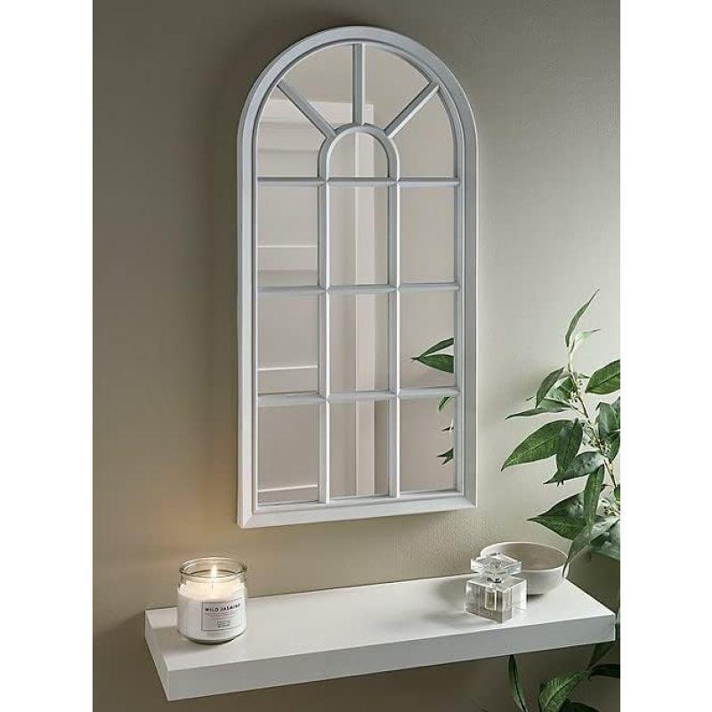 Classic window wall mirror - white - 63.5x128x3.5 cm - By Family Ship - ALHOME