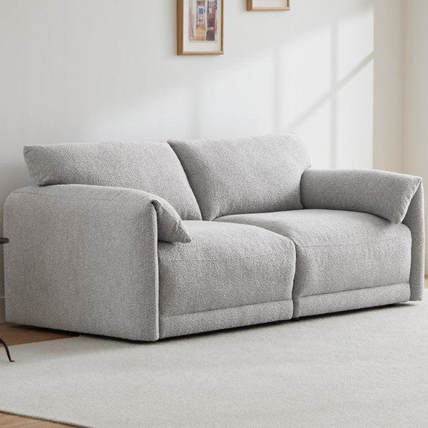 3-Seater Grey Linen Sofa By Alhome - ALHOME