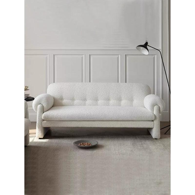 Beige Boucl√© 3-Seater Sofa By Alhome - ALHOME