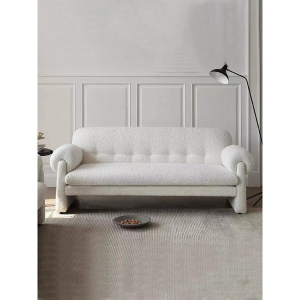 Beige Boucl√© 3-Seater Sofa By Alhome - ALHOME