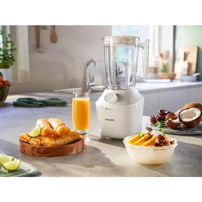 Philips 3000 Series Plastic Blender 1 Speed+pulse 1 Liters - White - HR2041/10 - 