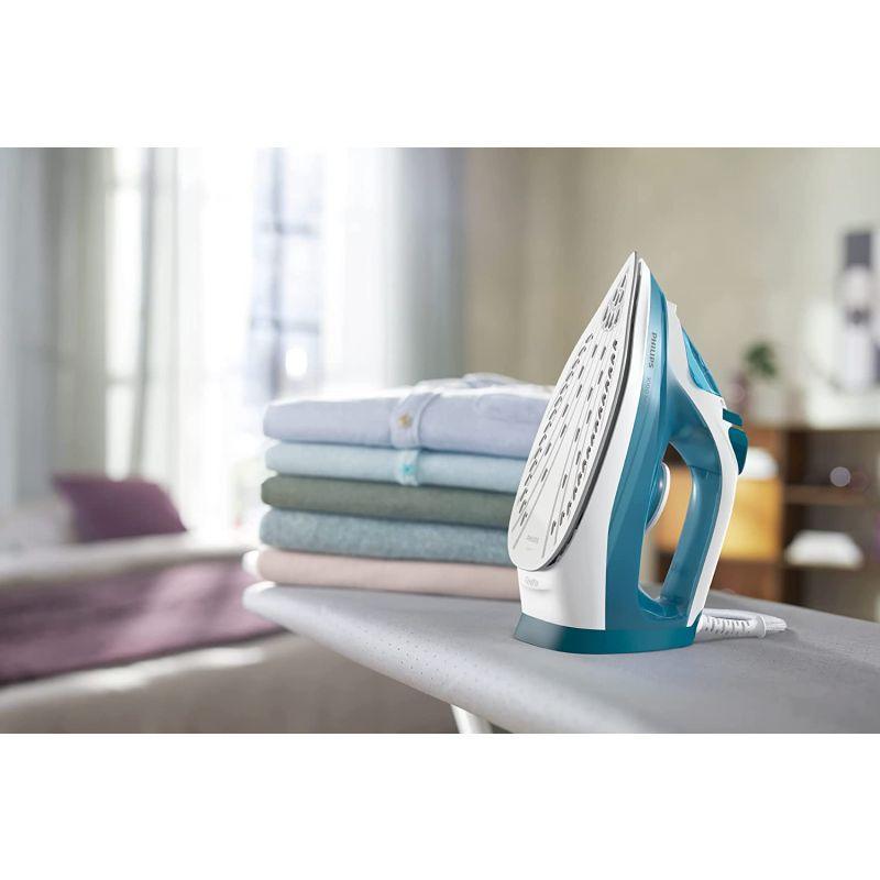 Philips 3000 Series Ceramic Steam Iron 2100W 300 ml - White & Blue - DST3011/26 - 