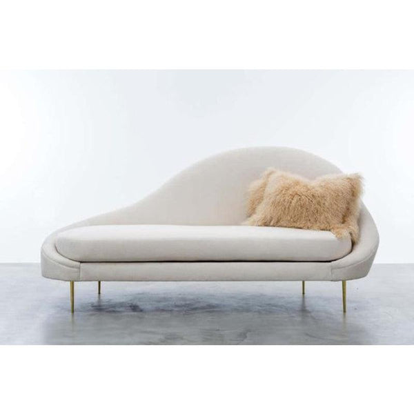 2-Seater Velvet Sofa in Delicate Beige By Alhome - ALHOME