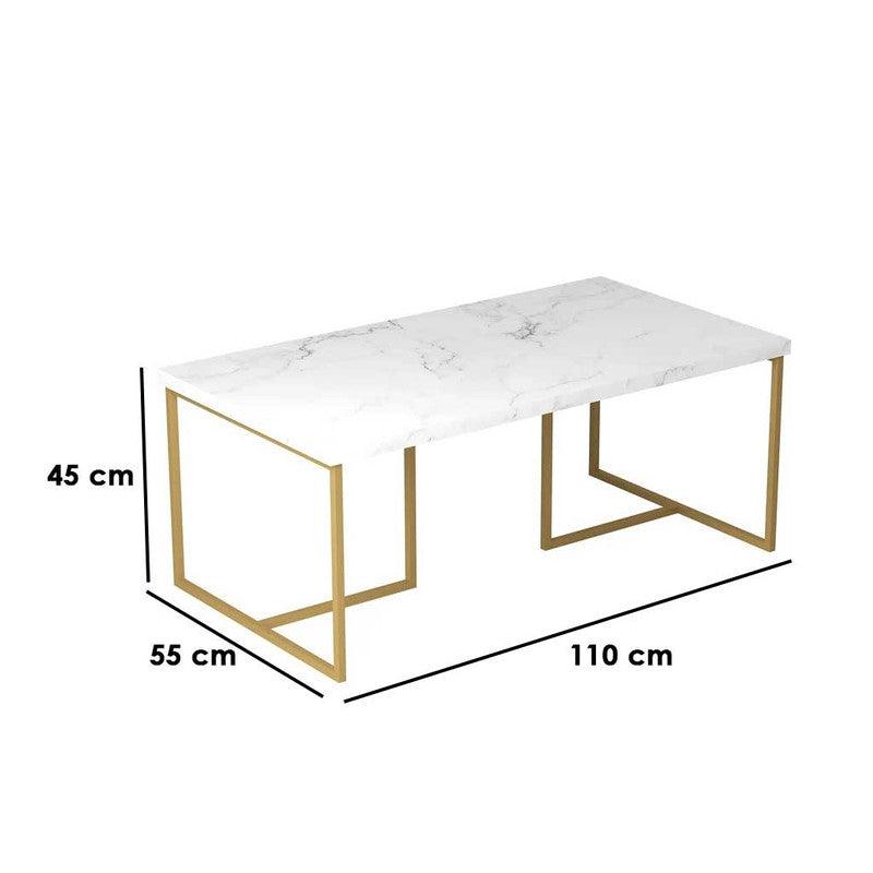 Center Table 45x55x110 cm - White By Alhome - ALHOME