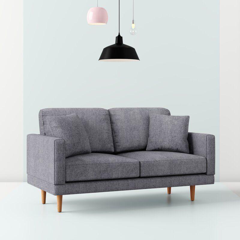 Modern Functional Linen 2 Seater Sofa - 180x85x85 cm - By Alhome - ALHOME