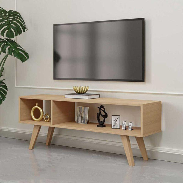 Beige TV Unit With Subtle Sophistication for Cozy Living by Alhome - ALHOME