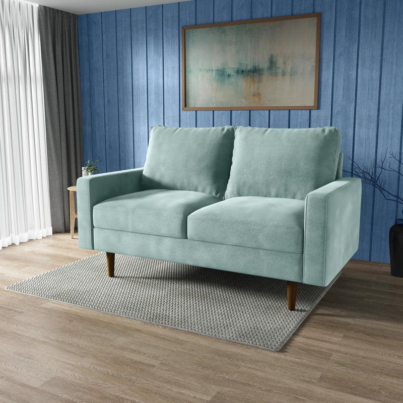 Modern Velvet 2 Seater Sofa - 150x85x85 cm - By Alhome - ALHOME