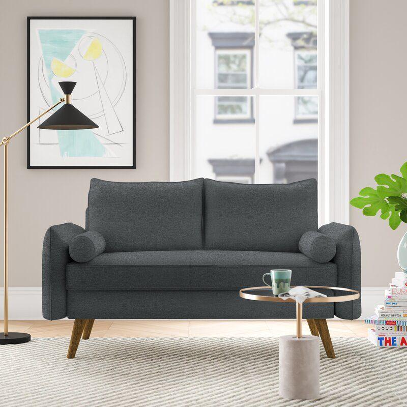 Modern Elegant Linen 2 Seater Sofa 180x85x85 cm - By Alhome - ALHOME