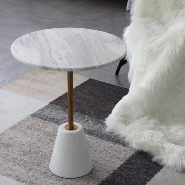 Side Table 35x55 cm - White - AL-1184 By Alhome - ALHOME