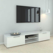 White TV Unit With Contemporary Elegance for Your Entertainment Space by Alhome - 110113198 - ALHOME