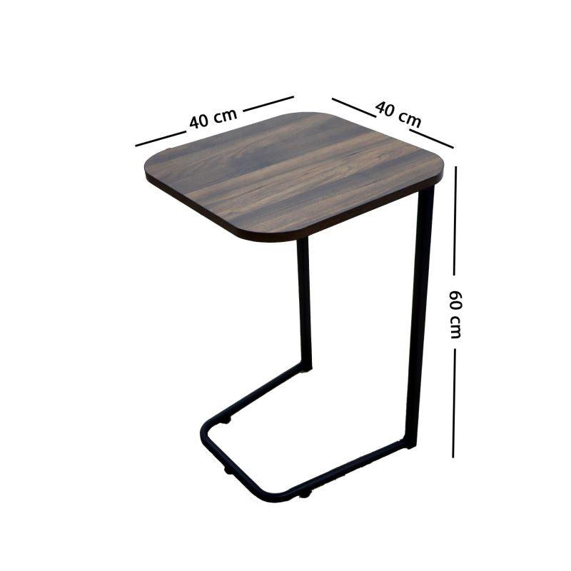 Multi-Use Shelving Unit With Two Layers From Malaysian Wood - 82x31x38.7 cm - By Baity - ALHOME