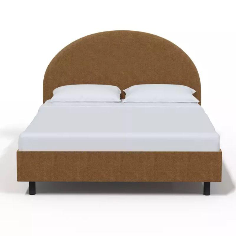 Brown Chanel Luxury: Swedish Wood Super King Bed (200x200x140) by Alhome - ALHOME