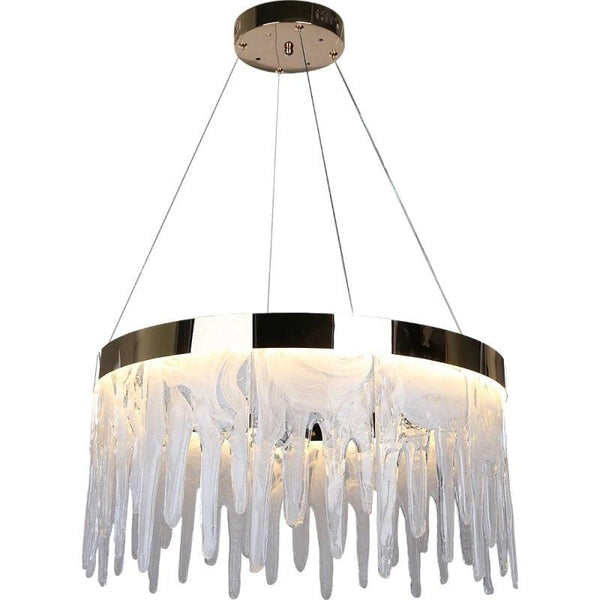 Modern Gold Chandelier With 3 Lights - 55 W- Size 60 cm By Alhome - C5565 - ALHOME