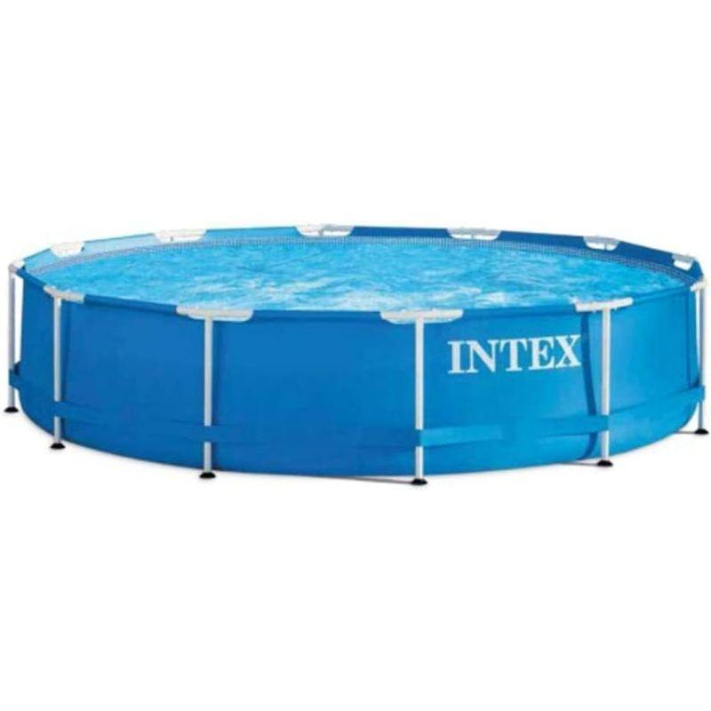 Intex Prism Frame Round Pool Set with filter pump - .com - Your Destination for Baby & Mother Needs in Saudi Arabia