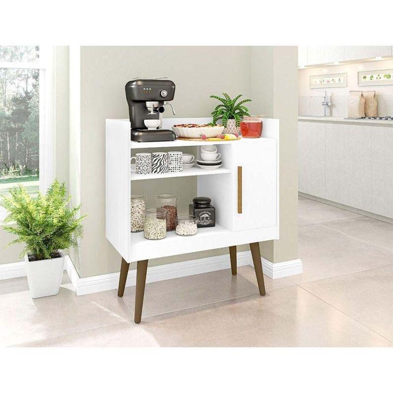 Modern White Coffee Corner With Unveiling Style - 90x100x45 cm - By Alhome - ALHOME