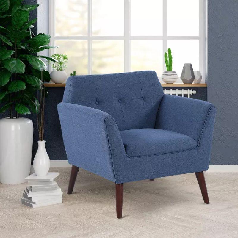 Modern Functional Linen Arm Chair - 90x85x85 cm - By Alhome - ALHOME