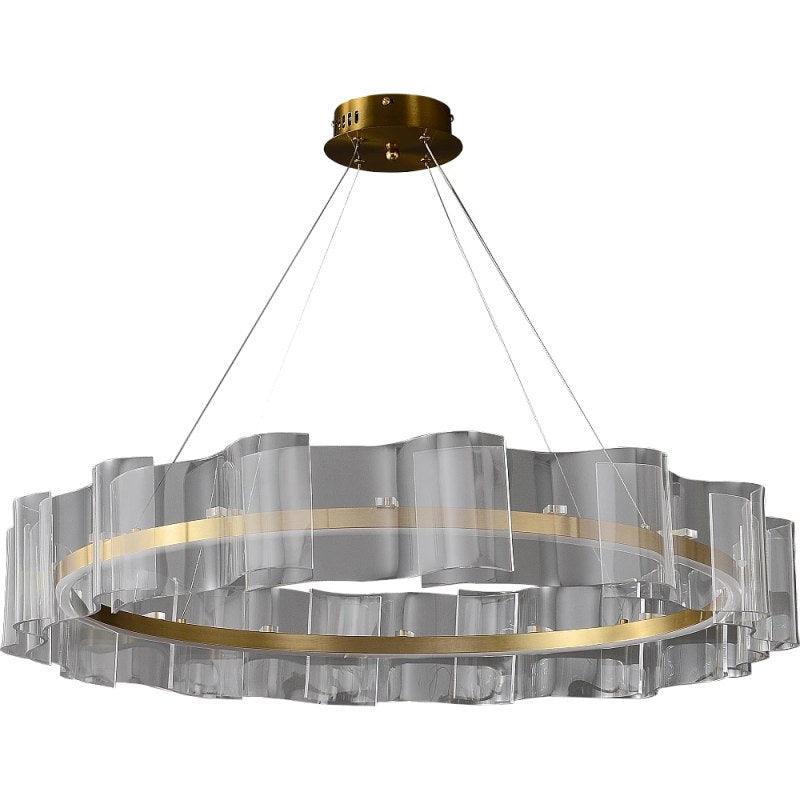 Modern Oil Chandelier, 3 Lights, 42 Watts, By Alhome - 80 cm - ALHOME