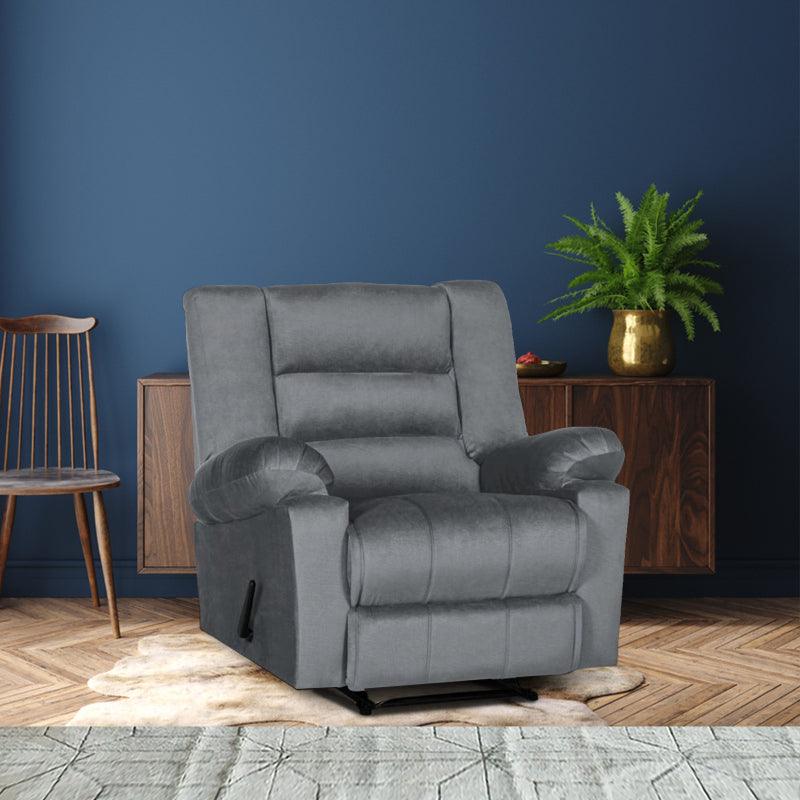 Velvet Recliner Chair - Nice 02 by In House - ALHOME