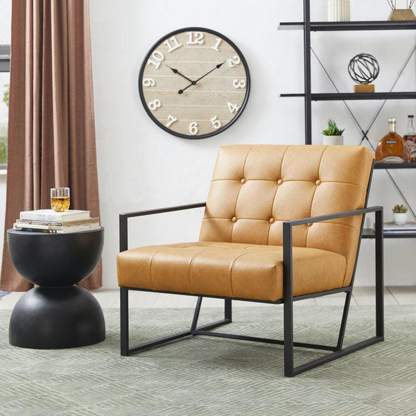 Comfortable Leather Chair - 100x85x85 cm - By Alhome - ALHOME