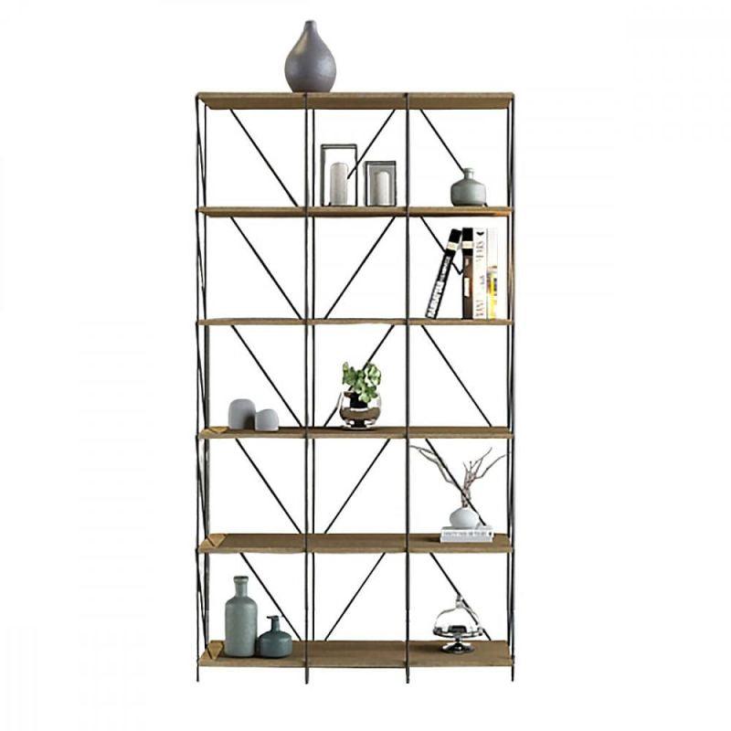 Multi-Use Shelving Unit From Malaysian Wood With 6 Layers - By Baity - ALHOME