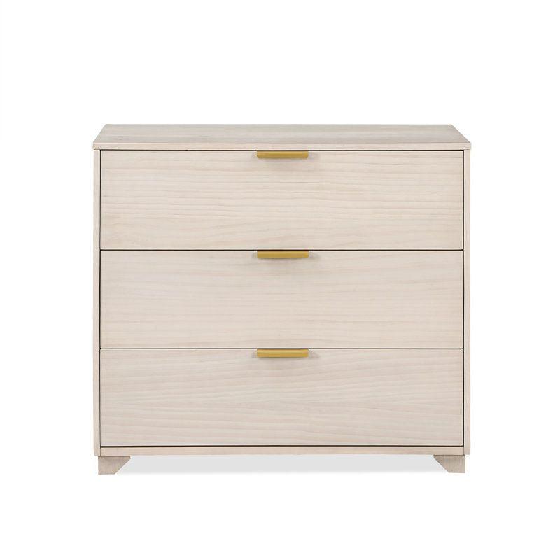 Kids Dresser: 88x45x79 Wood, Beige by Alhome - ALHOME