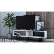 White TV Unit With Modern Simplicity for Your Entertainment Space by Alhome - 110113171 - ALHOME