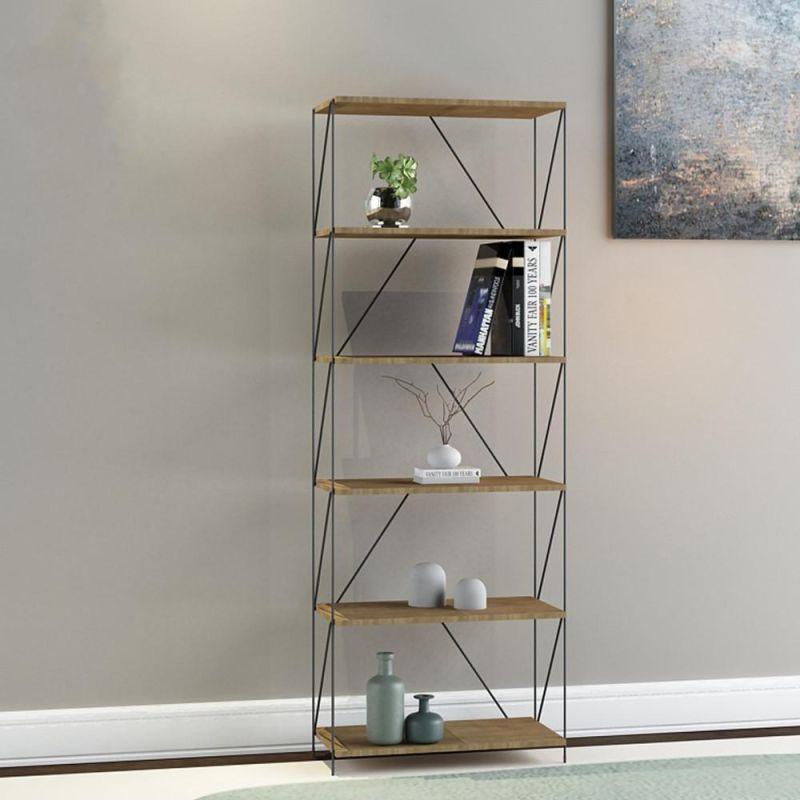 Multi-Use Shelving Unit From Malaysian Wood With 6 Layers - By Baity - ALHOME