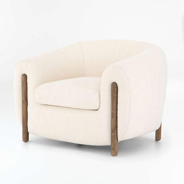 Beige Linen Chair By Alhome - 110111478 - ALHOME