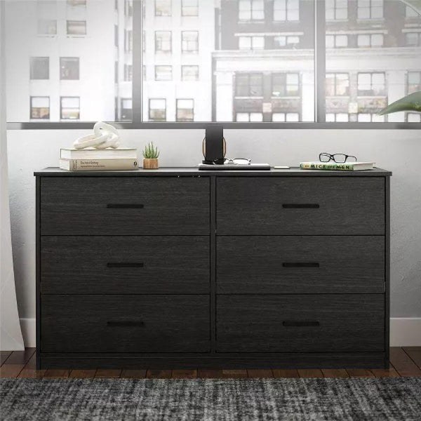 Chic Black MDF Unit Drawers by Alhome - 110113060 - ALHOME