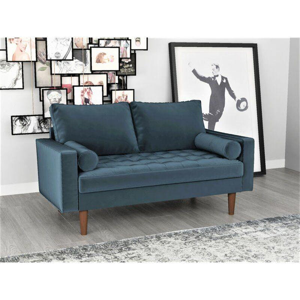 Modern Comfortable Velvet 2 Seater Sofa - 180x85x85 cm - By Alhome - ALHOME