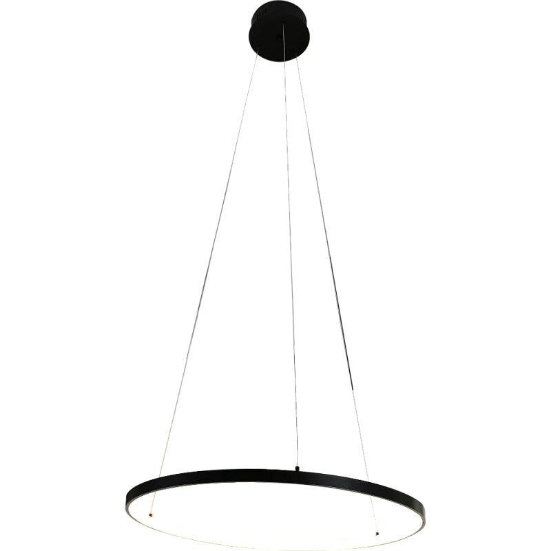 Modern Chandelier With Yellow Lighting - 15 Watts - Black By Alhome - ALHOME