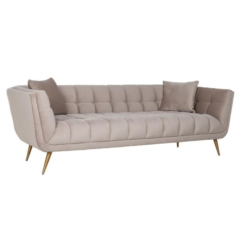 Timeless Tranquility: 3-Seater Velvet Sofa By Alhome - ALHOME