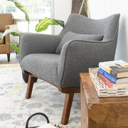 Linen Chair - Grey - 100x85x85 cm - By Alhome - 110113843 - ALHOME