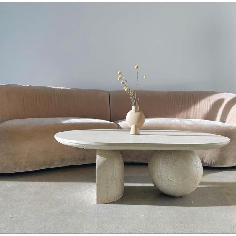 Harmony Serene Off-White Marble Center Table By Alhome - Zrafh.com - Your Destination for Baby & Mother Needs in Saudi Arabia