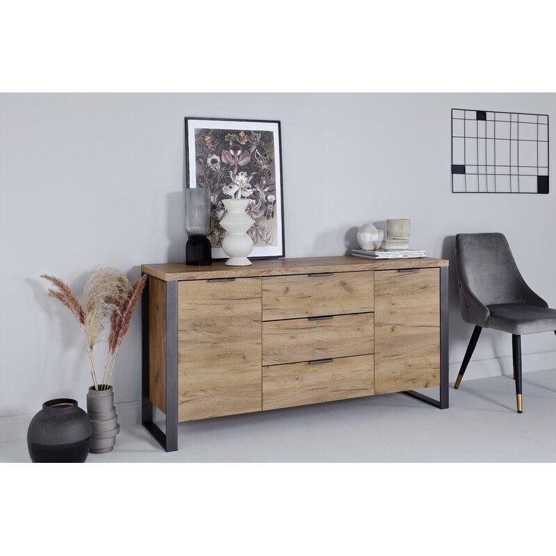 Modern Wood Buffet Table By Alhome - 110110550 - ALHOME