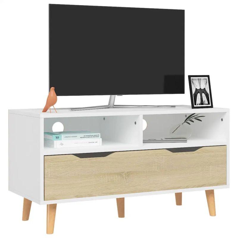 Functional TV Table - MDF - Beige By Alhome - ALHOME