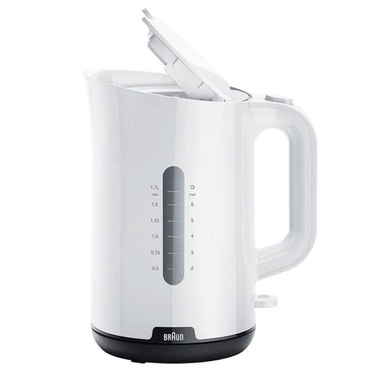 Braun Breakfast Water Kettle - 1.7L - 1100W - White - BRWK1100WH - 