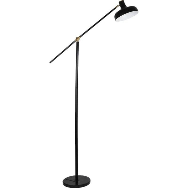 Modern Black Floor Stand With Light Bulb - Lamp Base Size E27 By Alhome - ALHOME