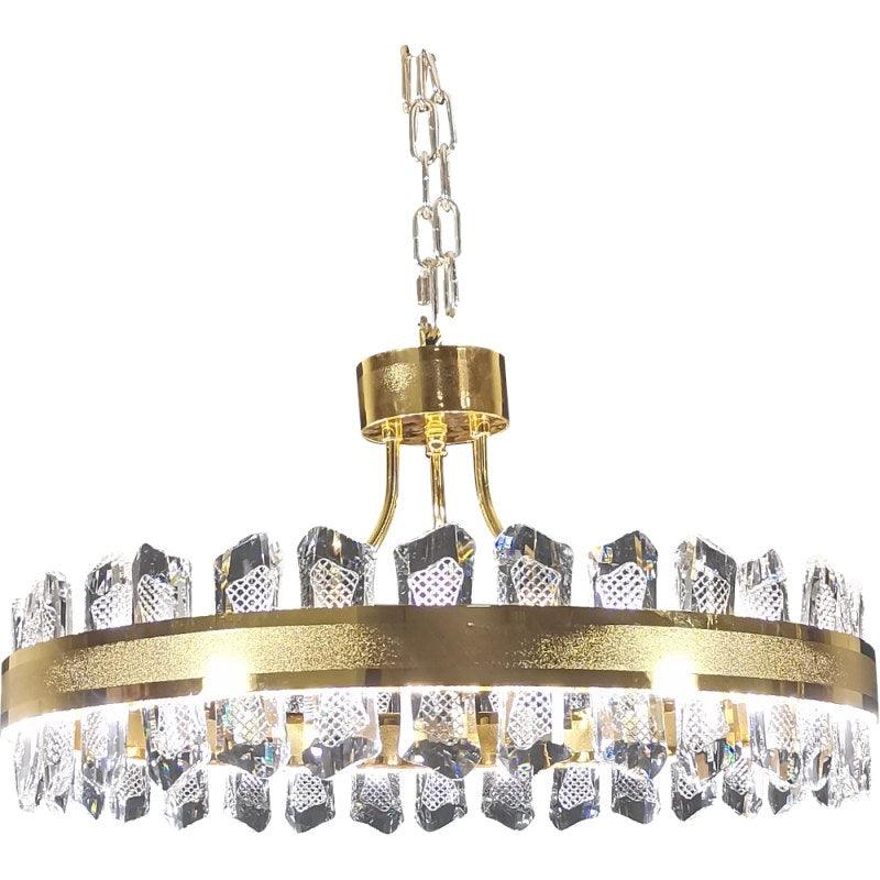 Modern Gold Chandelier - 3 Lights - 48 W - 60 cm By Alhome - ALHOME